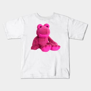 Pink Frog Plushie Kids T-Shirt